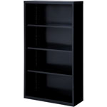 Lorell 4-Shelf Bookcase, Black orginal image
