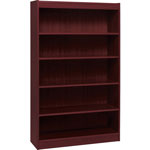 Lorell 4 Shelf Veneer Panel Bookcase, 36"Wx12"Dx60"H, Mahogany orginal image