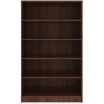 Lorell 5-Shelf Bookcase, 36