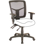 Lorell Chair Frame, Mid-Back, 25-1/4