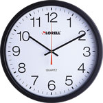 Lorell Clock, Wall, Quartz, Silent Sweep, 12-1/2