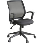 Lorell Executive Mid-back Work Chair, Black orginal image
