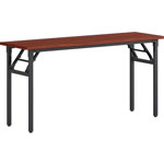 Lorell Folding Training Table, Melamine Top, 60