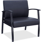 Lorell Guest Big & Tall Chair, Leather, 24