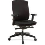 Lorell Mid-back Chair, Molded Foam Seat, 27-1/2