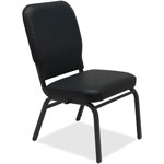 Lorell Oversize Stack Chair, 500lb Cap, 21