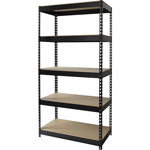 Lorell Riveted Steel Shelving, 18