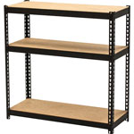 Lorell Shelving, Riveted, Steel, 30