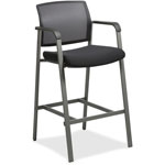 Lorell Stool for Guests, Mesh Back, 23-5/8