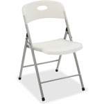 Lorell Translucent Folding Chairs, 225 lb. Cap, 19-3/4
