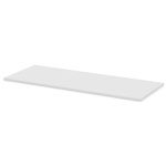 Lorell Width-Adjustable Training Table Top, White Rectangle Top, 60