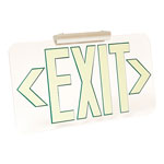 LumAware Photoluminescent Lucite Clear Exit Sign, UL 924 Listed orginal image