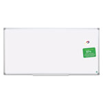 MasterVision™ Earth Dry Erase Board, White/Silver, 48 x 96 orginal image
