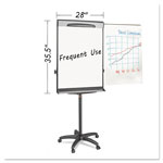 MasterVision™ Tripod Extension Bar Magnetic Dry-Erase Easel, 69