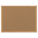 MasterVision™ Value Cork Bulletin Board with Oak Frame, 24 x 36, Natural orginal image