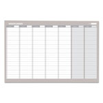 MasterVision™ Weekly Planner, 36x24, Aluminum Frame orginal image
