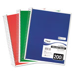 Mead Spiral Notebook, 5 Subjects, Medium/College Rule, Assorted Color Covers, 11 x 8, 200 Sheets orginal image