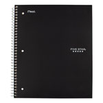 Mead Wirebound Notebook, 1 Subject, Medium/College Rule, Black Cover, 11 x 8.5, 100 Sheets orginal image
