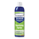 Microban 24 Hour Disinfectant Aerosol Sanitizing Spray, 15 oz. Spray Bottle orginal image