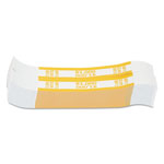 MMF Industries Currency Straps, Yellow, $1,000 in $10 Bills, 1000 Bands/Pack orginal image