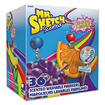 Mr. Sketch® Scented Washable Markers - Classroom Pack, Broad Chisel Tip, Assorted Colors, 36/Pack orginal image