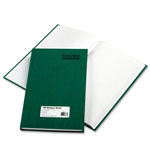 National Brand Emerald Series Account Book, Green Cover, 12.25 x 7.25 Sheets, 300 Sheets/Book orginal image