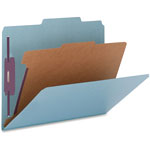 Nature Saver Top-Tab 1-Divider Classification Folder, Blue orginal image
