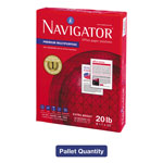Navigator Premium Multipurpose Copy Paper, 97 Bright, 20lb, 8.5 x 11, White, 500 Sheets/Ream, 10 Reams/Carton, 40 Cartons/Pallet orginal image