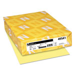 Neenah Paper Exact Index Card Stock, 110lb, 8.5 x 11, Canary, 250/Pack orginal image