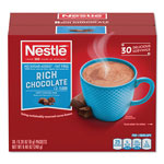 Nestle No-Sugar-Added Hot Cocoa Mix Envelopes, Rich Chocolate, 0.28 oz Packet, 30/Box orginal image