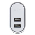 NXT Technologies™ Wall Charger, Two USB-A Ports, White orginal image