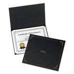 Oxford Certificate Holder, 11 1/4 x 8 3/4, Black, 5/Pack orginal image