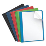 Oxford Clear Front Report Cover, 3 Fasteners, Letter, Assorted Colors, 25/Box orginal image
