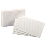 Oxford Ruled Index Cards, 4 x 6, White, 100/Pack orginal image