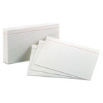 Oxford Ruled Index Cards, 5 x 8, White, 100/Pack orginal image