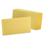 Oxford Unruled Index Cards, 3 x 5, Canary, 100/Pack orginal image