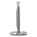 Oxo Good Grips Steady Paper Towel Holder, Stainless Steel, 8.1 x 7.8 x 14.5, Gray/Silver orginal image