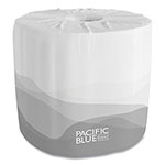 Pacific Blue Basic Bathroom Tissue, Septic Safe, 1-Ply, White, 1,210 Sheets/Roll, 80 Rolls/Carton orginal image