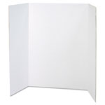 Pacon Spotlight Presentation Board, 48 x 36, White Front/Natural Kraft Back, 24/Carton orginal image