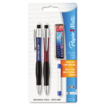 Papermate® ComfortMate Ultra Pencil Starter Set, 0.7 mm, HB (#2.5), Black Lead, Assorted Barrel Colors, 2/Pack orginal image