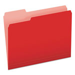 Pendaflex Colored File Folders, 1/3-Cut Tabs, Letter Size, Red/Light Red, 100/Box orginal image