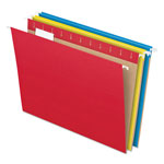 Pendaflex Colored Hanging Folders, Letter Size, 1/5-Cut Tab, Assorted, 25/Box orginal image