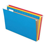 Pendaflex Colored Hanging Folders, Letter Size, 1/5-Cut Tab, Assorted, 25/Box orginal image
