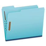Pendaflex Heavy-Duty Pressboard Folders w/ Embossed Fasteners, Letter Size, Blue, 25/Box orginal image