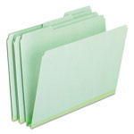 Pendaflex Pressboard Expanding File Folders, 1/3-Cut Tabs, Letter Size, Green, 25/Box orginal image