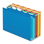 Pendaflex Ready-Tab Extra Capacity Reinforced Colored Hanging Folders, Letter Size, 1/5-Cut Tab, Assorted, 20/Box orginal image