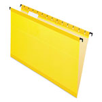 Pendaflex SureHook Hanging Folders, Legal Size, 1/5-Cut Tab, Yellow, 20/Box orginal image