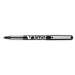 Pilot VBall Liquid Ink Stick Roller Ball Pen, Fine 0.7mm, Black Ink/Barrel, Dozen orginal image