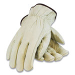 PIP Economy Grade Top-Grain Cowhide Leather Drivers Gloves, Small, Tan orginal image