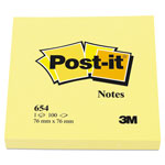 Post-it® Original Pads in Canary Yellow, 3